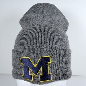 Michigan Wolverines Winter Hat Gray